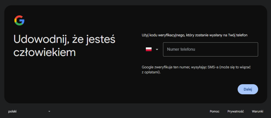 Zweryfikuj nr telefonu